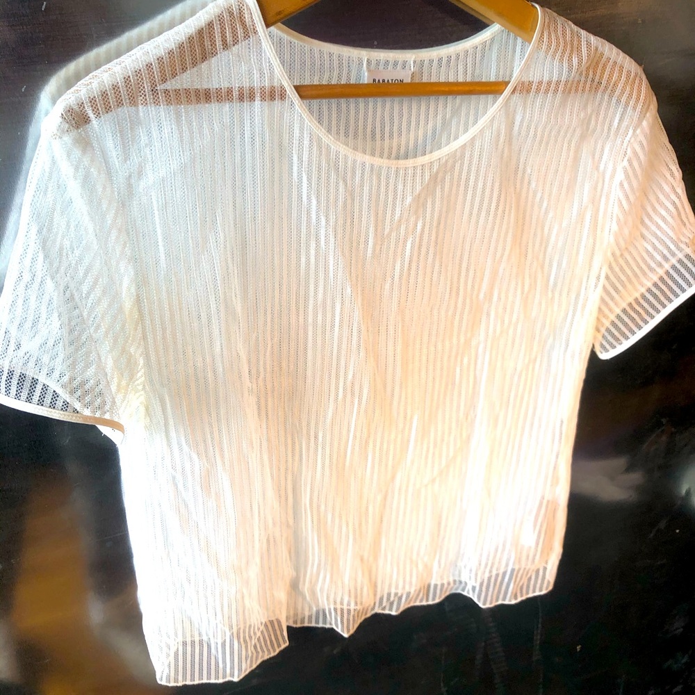 ARITZIA BABATON HUMBERT BELLE SHEER Top